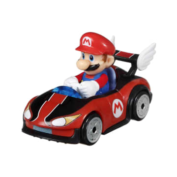 Hot Wheels Mario Kart Vehicle 4-Pack With 1 Exclusive Collectible Model - Imagem 2 de 6