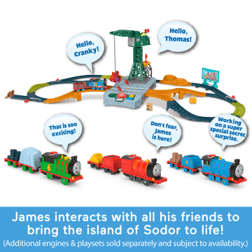 Thomas & Friends Talking Toy Trains Collection Of Motorized Engines With Sounds, Style May Vary