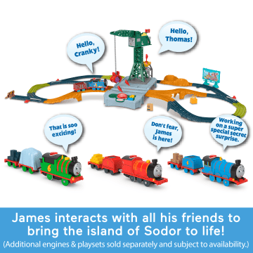 Thomas & Friends Talking Toy Trains Collection Of Motorized Engines With Sounds, Style May Vary - Imagen 2 de 4