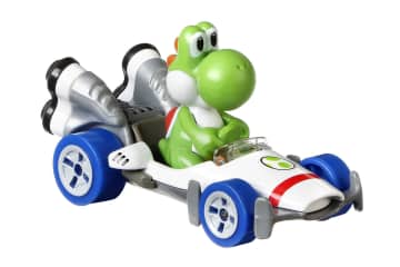 Hot Wheels Mario Kart Vehículo de Juguete Yoshi - Imagen 2 de 4