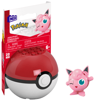 MEGA Pokémon Juguete de Construcción Pokébola Evergreen Jigglypuff - Image 1 of 3