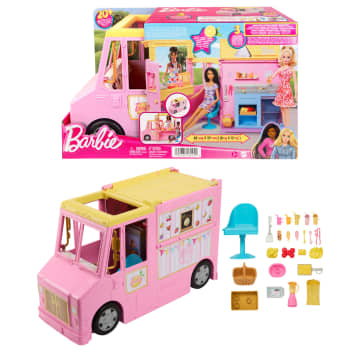 Barbie Sets, Lemonade Truck Playset With 25 Pieces - Imagem 6 de 6