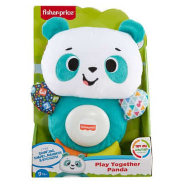Fisher-Price Linkimals Play Together Panda Interactive Musical Plush Toy For Infant & Toddler