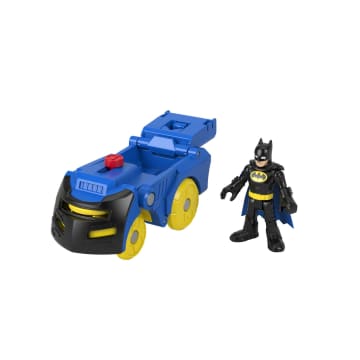 Imaginext DC Super Friends Figura de Acción Head Shifters Batman & Batimóvil - Image 3 of 6