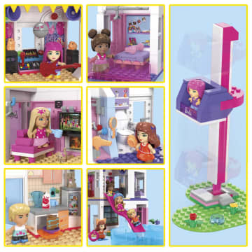 MEGA Barbie Juguete de Construcción Color Reveal Casa de los Sueños