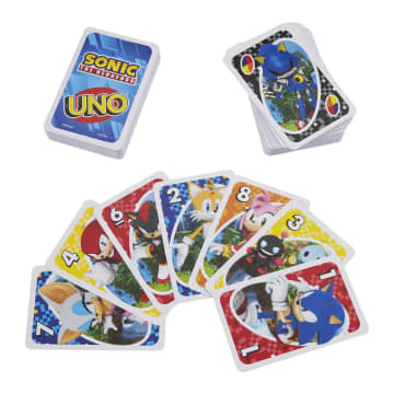 UNO Sonic the Hedgehog Card Game With Video Game-themed Deck