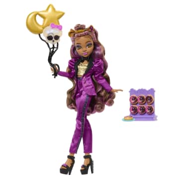Monster High Clawdeen Wolf Doll in Monster Ball Party Fashion With Accessories - Imagem 4 de 6