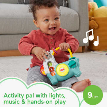 Fisher-Price Linkimals Baby Learning Toy With Lights And Music, 123 Activity Llama - French Version