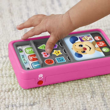 Fisher-Price Aprender e Brincar Brinquedo para Bebês Telefone Deluxe De Aprendizagem Rosa