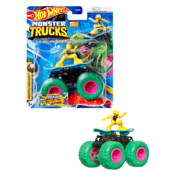 Hot Wheels Monster Trucks Veículo de Brinquedo Carro Surpresa Escala 1:64 - Image 6 of 6