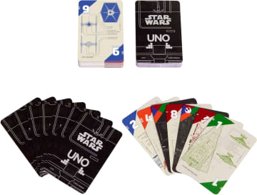 UNO Star Wars Technical Schematics Card Game For Game Night