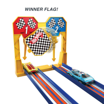 Hot Wheels Action Ultra Hots Wild Drive Drag Race Track Set, Gift For Kids 4 Years & Older