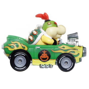 Hot Wheels Mario Kart Veículo de Brinquedo Bowser Jr Flame Flyer - Imagen 3 de 5