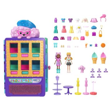 Polly Pocket Set de Juego Servicio de Modas Dulces - Imagen 5 de 6