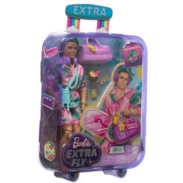 Travel Ken Doll With Beach Fashion, Barbie Extra Fly