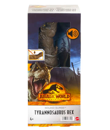 Jurassic World Dinossauro de Brinquedo T-Rex Figura de 12" com sons