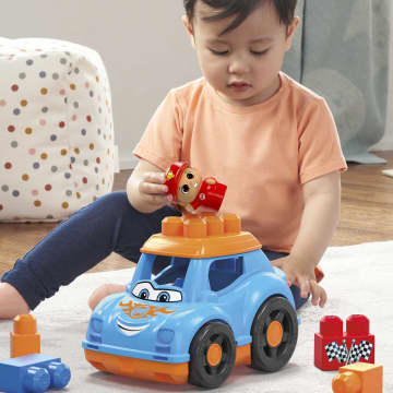 Mega Bloks Ricky Race Car Building Toy Car, Blocks For Toddlers 1-3 (6 Pcs) - Imagem 3 de 6