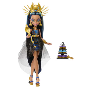 Monster High Cleo De Nile Doll in Monster Ball Party Dress With Accessories - Image 4 of 6