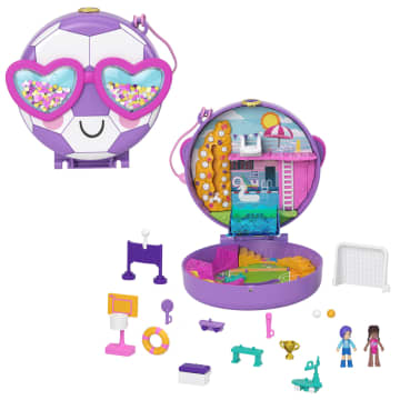 Pollypolly Pocket Dolls And Accessories, Soccer Squad Compact