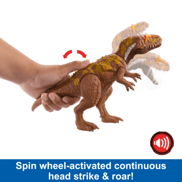 Jurassic World Wild Roar Dinosaur, MEGAlosaurus Action Figure Toy With Sound - Image 3 of 6