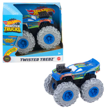 Hot Wheels Monster Trucks Twisted Tredz Rodger Dodger Vehicle - Image 1 of 5