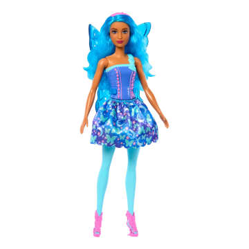 Four Fairytale Barbie Dolls With Colorful Hair, Unicorn And Fairy theme - Image 5 of 5
