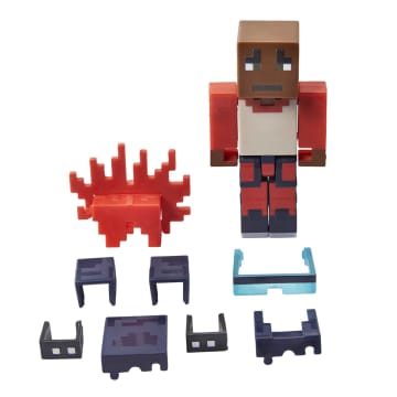 Minecraft Creator Series Figura de Acción Skin con cabello naranja 3.25"