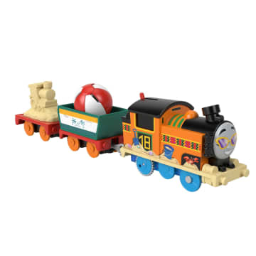 Thomas And Friends Beachy Nia Toy Train, Motorized Engine With Cargo, Preschool Toys - Image 1 of 6