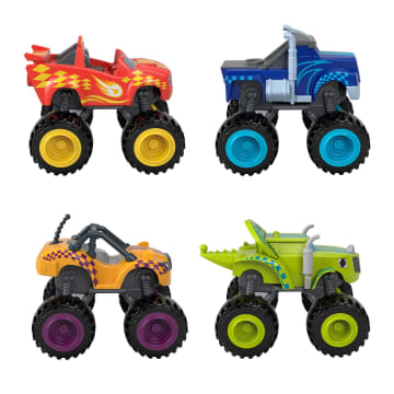 Fisher-Price Nickelodeon Blaze And The Monster Machines Racers 4 Pack - Image 4 of 6