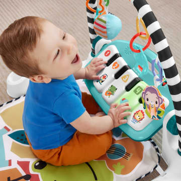 Fisher-Price Baby Ginásio para Bebês Pianinho Brilha e Cresce