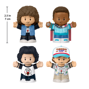 Little People Collector Stranger things Hellfire Club Special Edition Set, 4 Figures