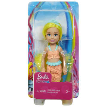 Barbie Fantasía Muñeca Chelsea Sirena Amarilla
