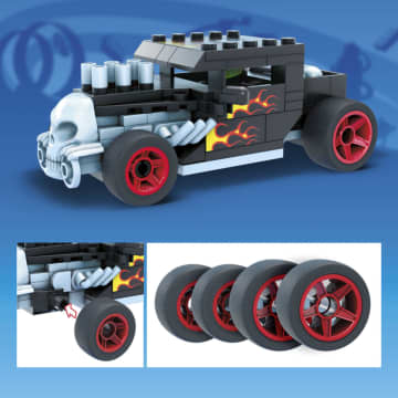 MEGA Hot Wheels Juguete de Construcción Monster Truck Bone Shaker - Image 5 of 6