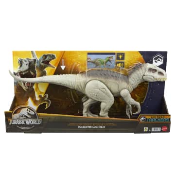 Jurassic World Camouflage 'n Battle indominus Rex Action Figure Toy With Lights, Sound & Motion - Imagem 6 de 6