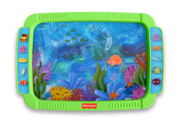 Fisher-Price Sensory Bright Squish Scape Tablet Toy For Preschool Tactile Sensory Play, 1 Piece