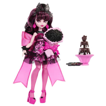 Monster High Draculaura Doll in Monster Ball Party Dress With Accessories - Imagem 4 de 6