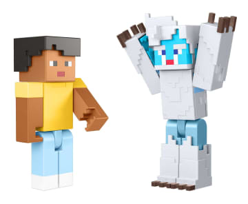 Minecraft Creator Series Mount Enderwood Yeti Scare Story Pack, 2 Action Figures And 16 Accessories