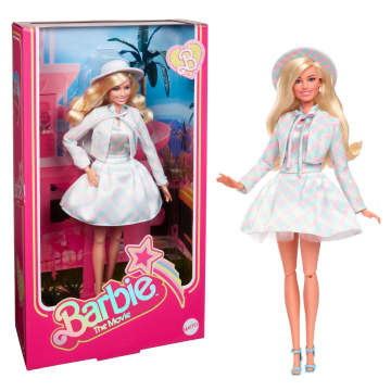 Barbie The Movie Collectible Doll, Margot Robbie As Barbie in Plaid Matching Set