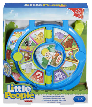 Fisher-Price Little People See ‘n Say Toddler Toy With Music And Sounds, World Of Animals