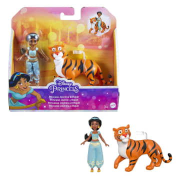 Disney Princess Toys, Princess Jasmine Small Doll & Rajah Figure