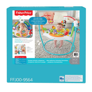 Fisher-Price Animal Activity Jumperoo With Music, Lights & Sounds