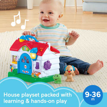 Fisher-Price Laugh & Learn Puppy's Activity Home Electronic Learning Playset For Infants & Toddlers - Imagen 2 de 6