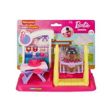 Fisher Price Little People Barbie Gymnastics Playset For Toddlers & Preschool Kids, 1 Figure