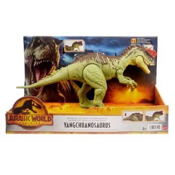 Jurassic World Dinossauro de Brinquedo Yangchuanosaurus Açao Massiva