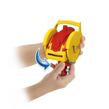 Imaginext DC Super Friends Figura de Ação Head Shifters The Flash & Speed Force Cycle - Imagen 4 de 6