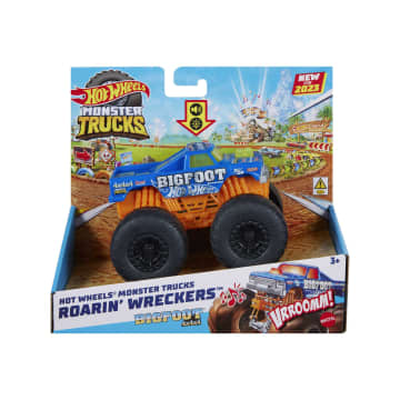 Hot Wheels Monster Trucks Roarin' Wreckers Véhicule Bigfoot - Image 4 of 4