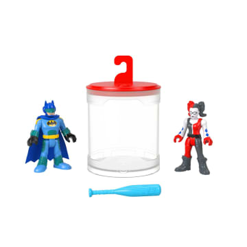 Imaginext DC Super Friends Batman Figure Set With Harley Quinn And Color-Changing Action