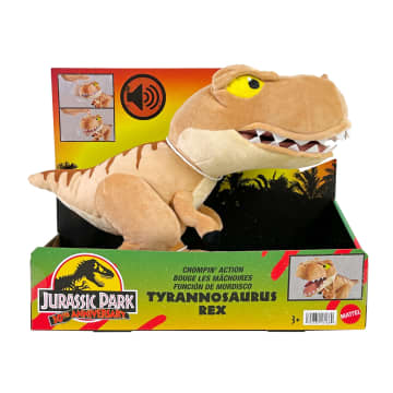 Jurassic World Peluche Tyrannosaure Rex, Morsure et Sons