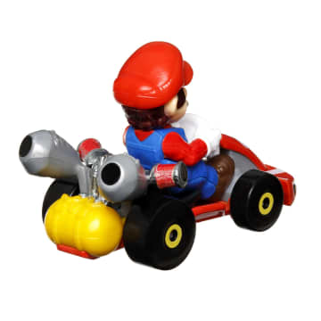 Hot Wheels Mario Kart Veículo de Brinquedo Kart Padrão do Filme Mario - Image 4 of 5