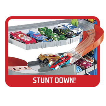 Hot Wheels City Stunt Garage Play Set Gift Idea For Ages 3 To 8 Years